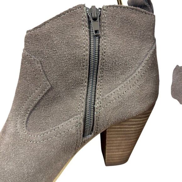 Steve Madden Cian Womens Western Fringe Ankle Boots Booties Brown Shoes sz 7.5 - Picture 4 of 16